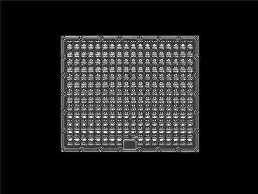 materiale asimmetrico del PC della lente delle luci dello stadio di 500W IP66 LED con progettazione di superficie geometrica